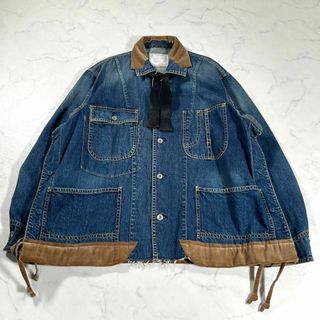 約49ｃｍ袖丈sacai side zip denim blouson