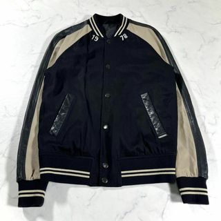 DIESEL ディーゼル S-BONY Reversible Stadium Jacket リバーシブルスタジャン グレー/オレンジ