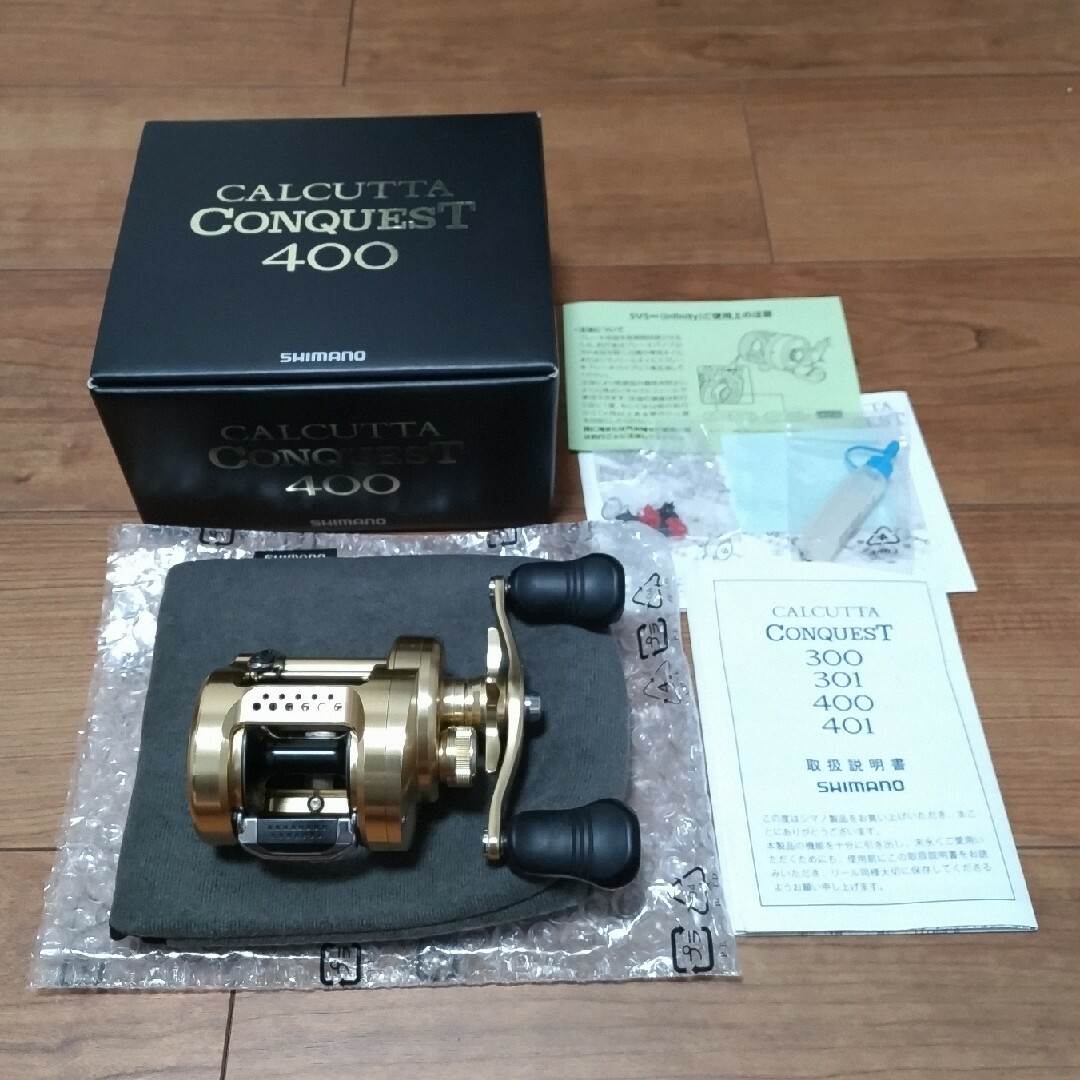 シマノ ベイトリール カルカッタコンクエスト400 釣具 同時梱包 シマノ ベイトリール カルカッタコンクエスト400 釣具 同時梱包