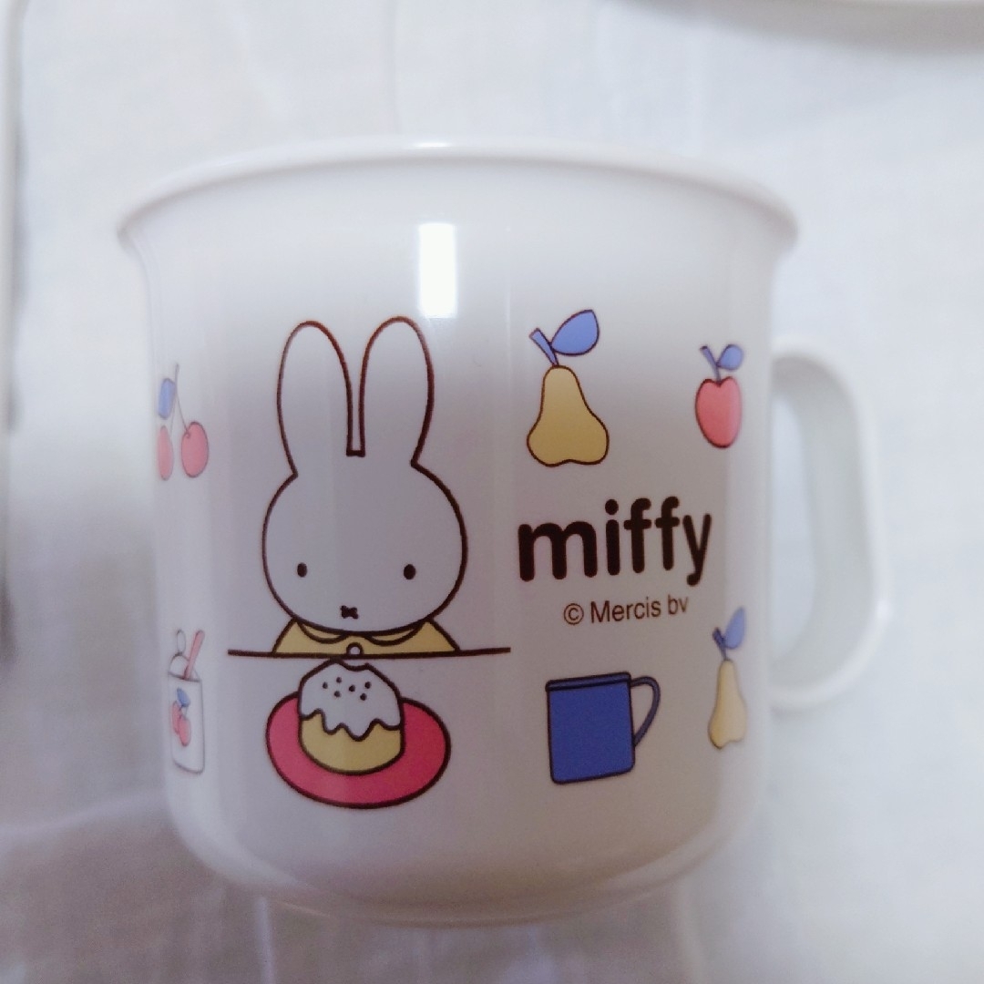 miffy(ミッフィー)のミッフィー 離乳食 食器セット お皿 コップ スプーン フォーク miffy キッズ/ベビー/マタニティの授乳/お食事用品(離乳食器セット)の商品写真