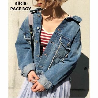 ページボーイ(PAGEBOY)のアリシア ページボーイ/alicia  PAGE BOY デニム　ジージャン(Gジャン/デニムジャケット)