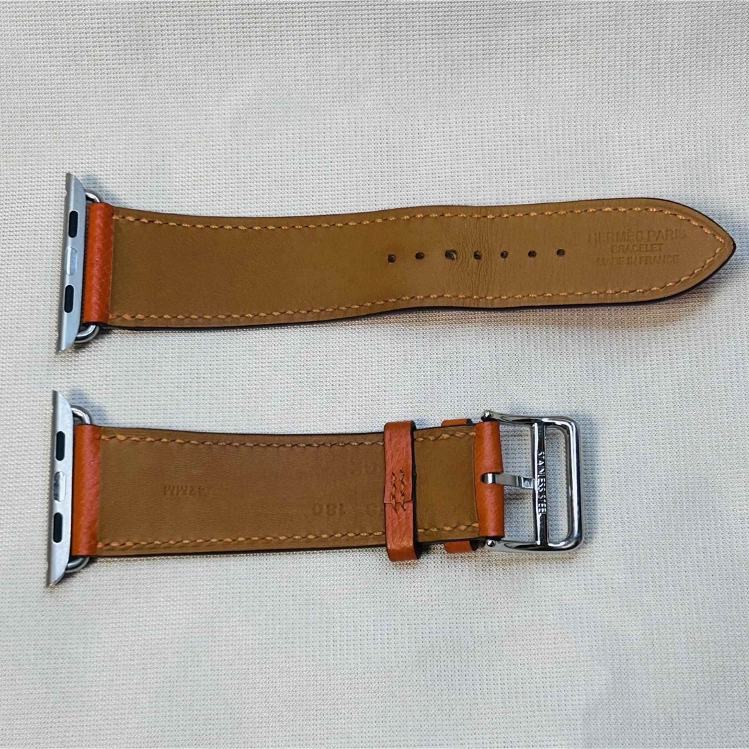 Hermes(エルメス)のHERMES Apple Watch シンプル トゥール レザーベルト レディースのファッション小物(腕時計)の商品写真