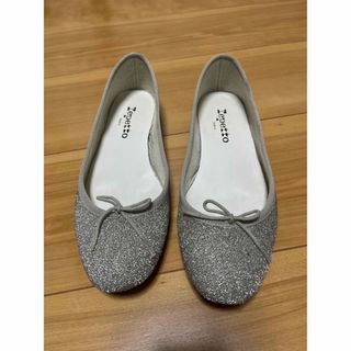 レペット(repetto)のセールrepetto シルバー バレエシューズ フラットシューズ(ハイヒール/パンプス)