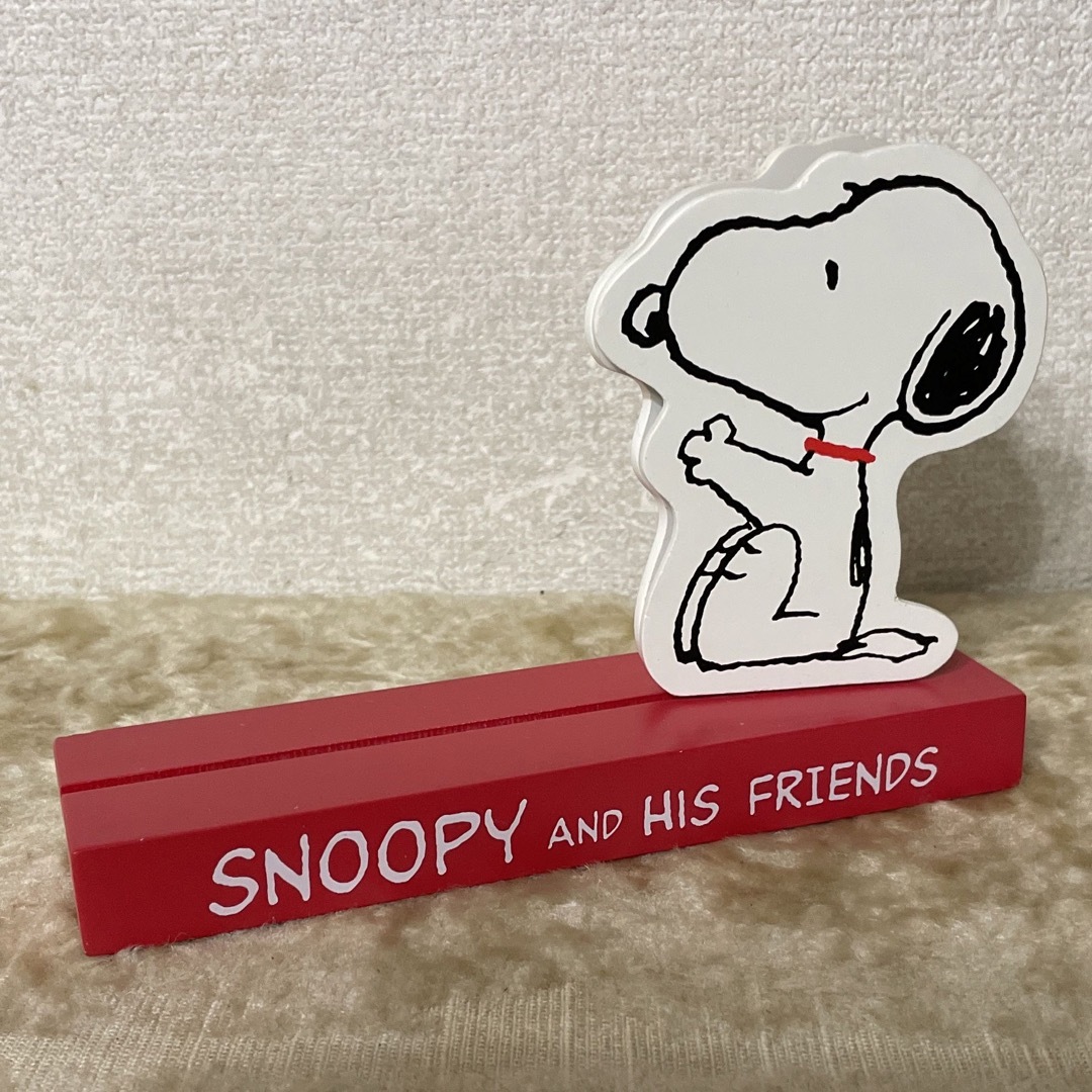 SNOOPY(スヌーピー)のスヌーピー　メモスタンド インテリア/住まい/日用品のインテリア小物(置物)の商品写真