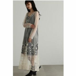 JILLSTUART☆チュールエンブロイダリーワンピース