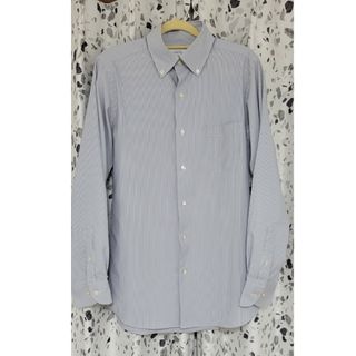 ユナイテッドアローズグリーンレーベルリラクシング(UNITED ARROWS green label relaxing)のグリーンレーベルリラクシング COOLMAX Yシャツ グレー M アローズ(シャツ)