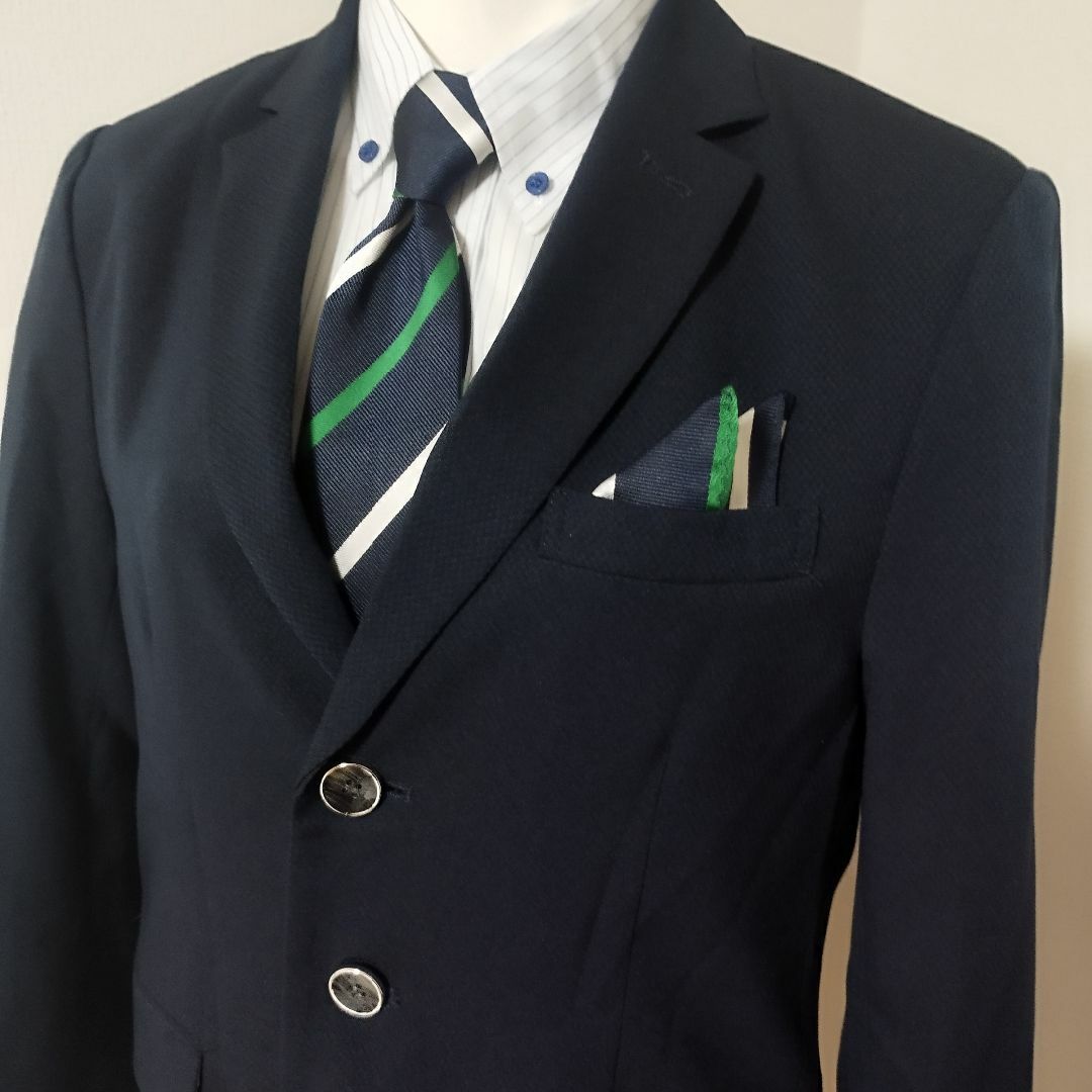 超美品160男子 ヒロミチナカノ 卒服 卒業式セットアップ フォーマルスーツ