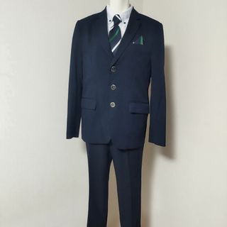 超美品160男子 ヒロミチナカノ 卒服 卒業式セットアップ フォーマルスーツ