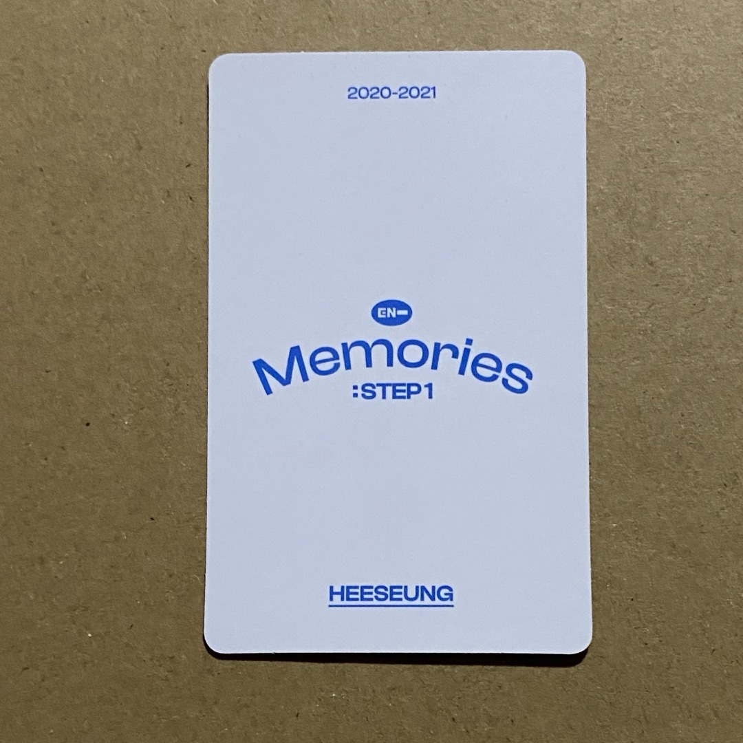 ヒスン　memories トレカ　DVD