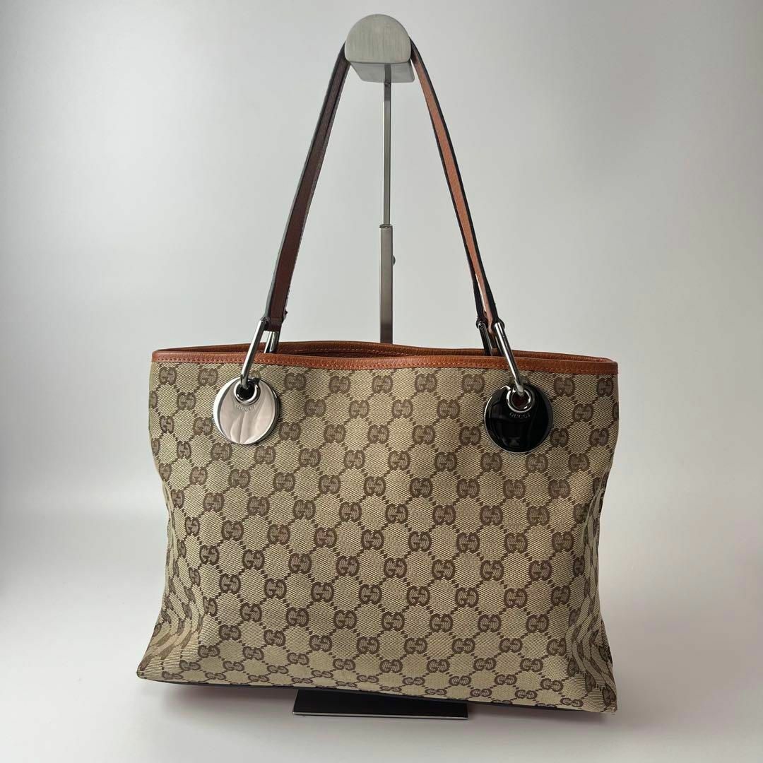 Gucci - 美品 グッチ GUCCI GGキャンバス トートバッグの通販 by