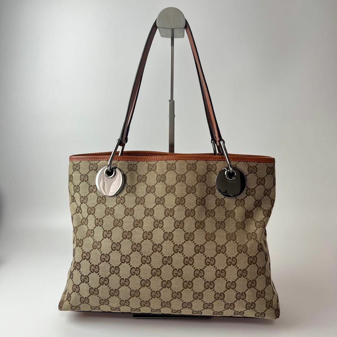 Gucci - 美品 グッチ GUCCI GGキャンバス トートバッグの通販 by