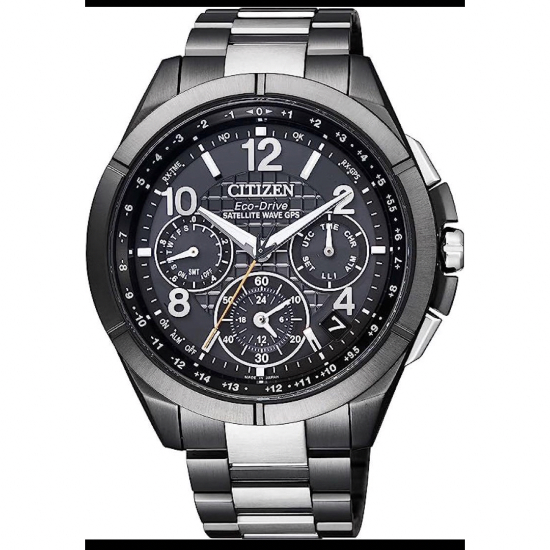 シチズン アテッサ ブラックチタン GPS 腕時計 CC9075-52E | フリマアプリ ラクマ