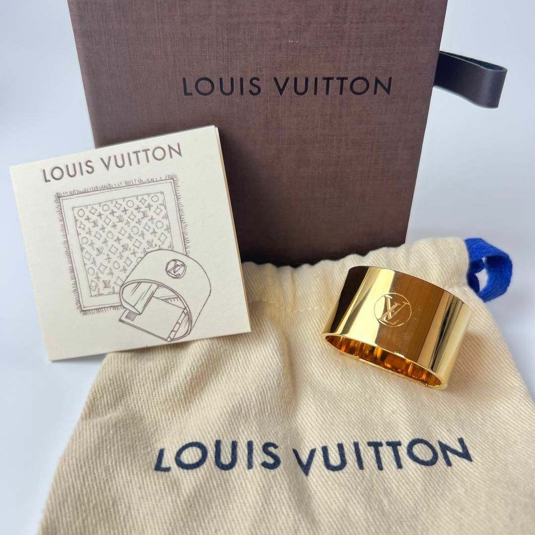 ルイ ヴィトン LOUIS VUITTON LVロゴ スカーフリングのサムネイル