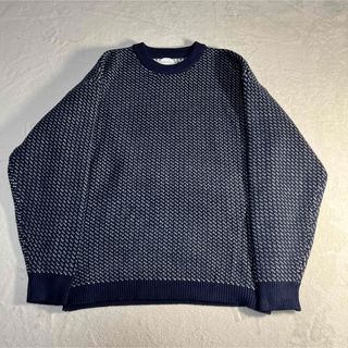 L.L.Bean - 希少サイズ 珍カラー vintage l.l.bean バーズアイ ニット