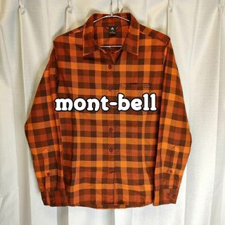 モンベル(mont bell)のモンベル チェックシャツ M✨美品✨ montbell シャツ ネルシャツ 長袖(シャツ)