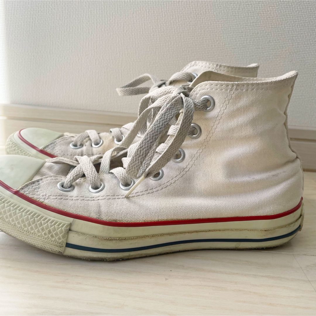 CONVERSE(コンバース)のコンバース ハイカットスニーカー 白 24.5 レディースの靴/シューズ(スニーカー)の商品写真