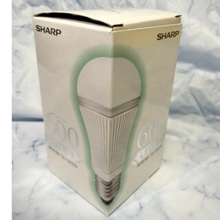 SHARP - シャープ LED電球(600シリーズ) DL-L601N(昼白色相当)