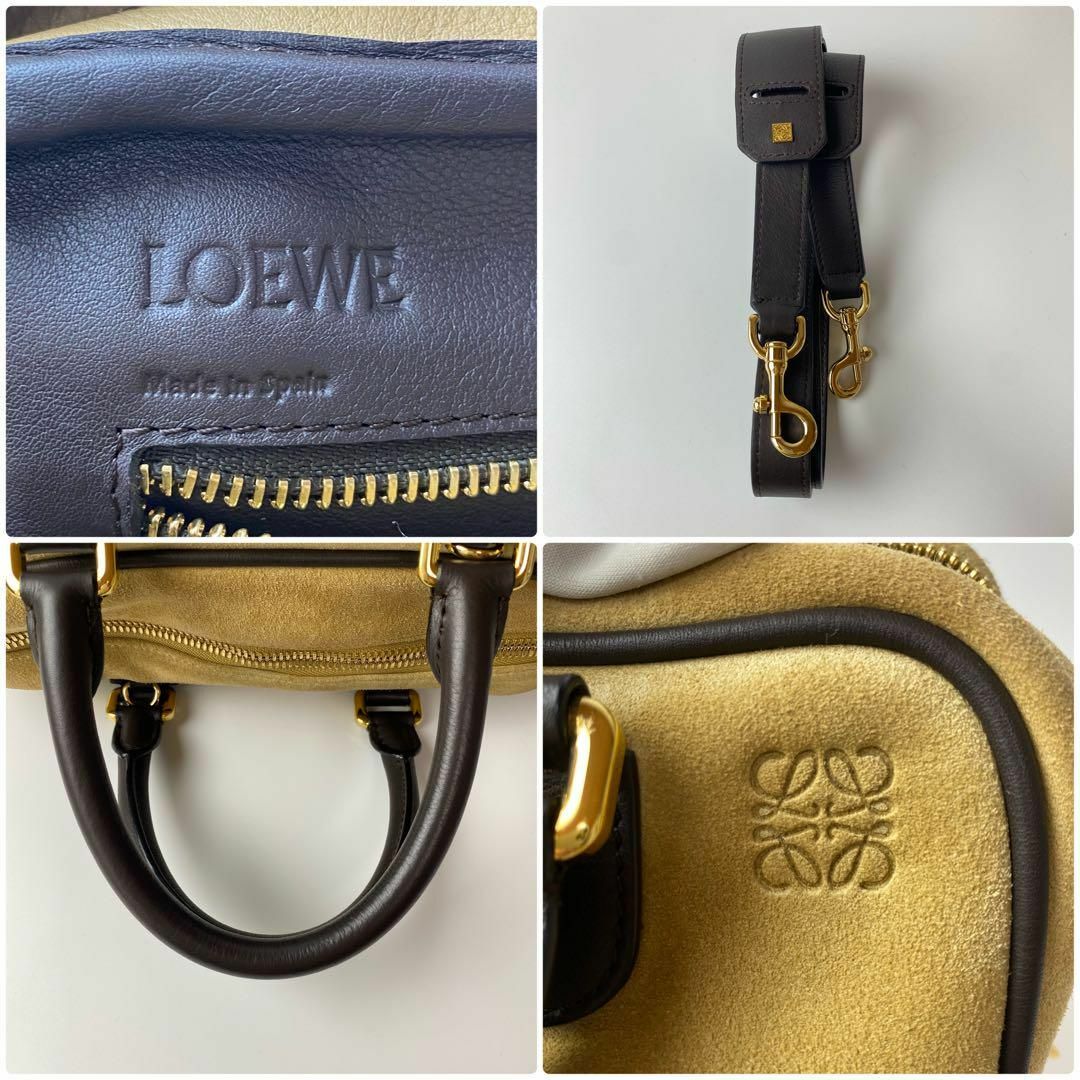 LOEWE(ロエベ)の美品 ロエベ LOEWE アマソナ スエード 2way ショルダー ハンドバッグ レディースのバッグ(ハンドバッグ)の商品写真