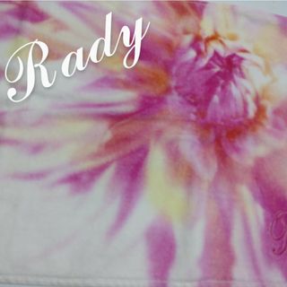 レディー(Rady)のレア　Rady ネオンフラワー　フェイスタオル(タオル/バス用品)