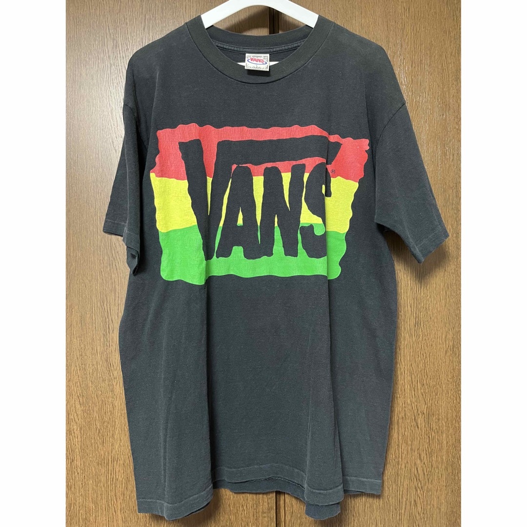 VANS(ヴァンズ)のVANS 90s ヴィンテージTシャツ　ラスタカラー メンズのトップス(Tシャツ/カットソー(半袖/袖なし))の商品写真