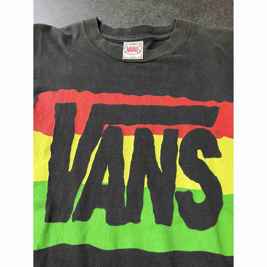 VANS(ヴァンズ)のVANS 90s ヴィンテージTシャツ　ラスタカラー メンズのトップス(Tシャツ/カットソー(半袖/袖なし))の商品写真