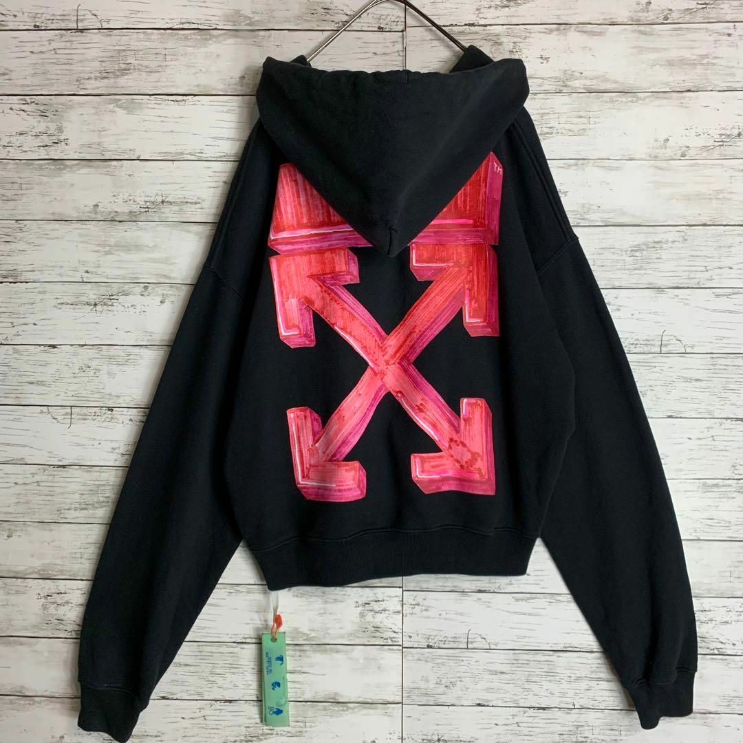 OFF-WHITE - 【鑑定済正規品】off-White パーカー クロスアロー 希少