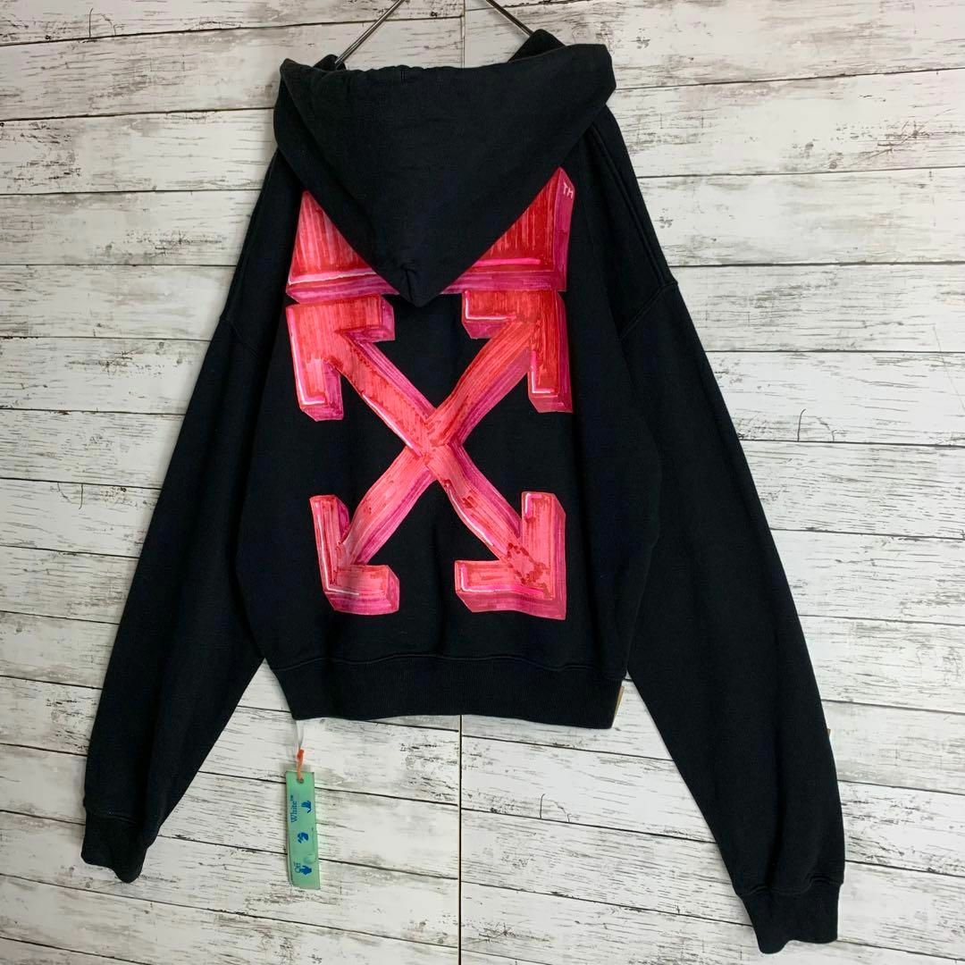 OFF-WHITE - 【鑑定済正規品】off-White パーカー クロスアロー 希少