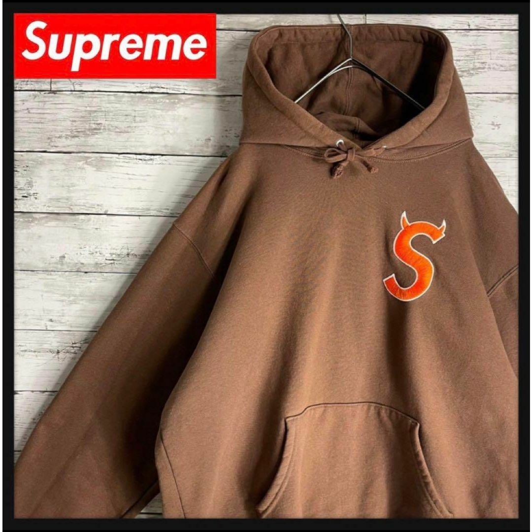 Supreme - 【堀米優斗着用】シュプリーム パーカー 刺繍Sロゴ 希少XL