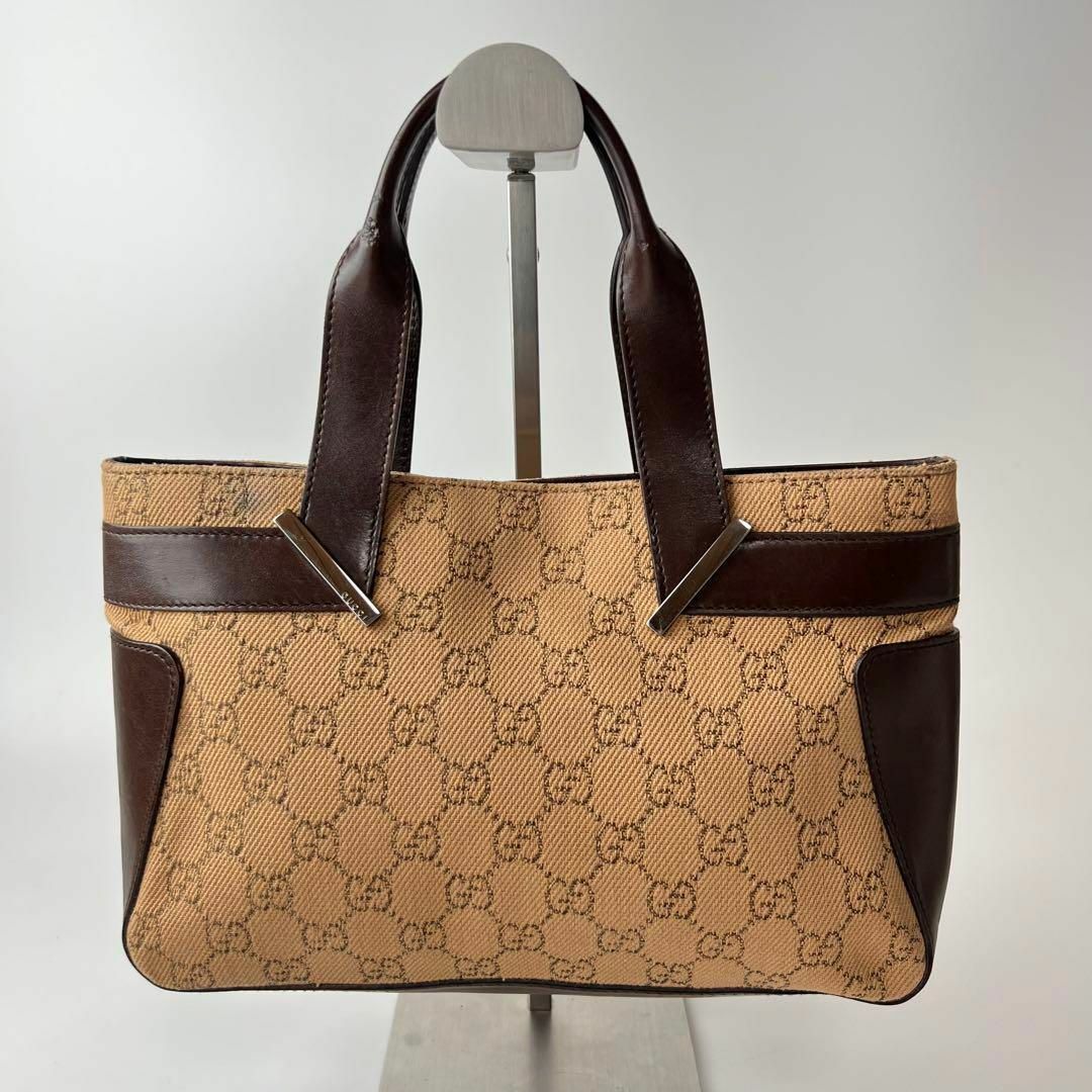 Gucci(グッチ)の美品 グッチ GUCCI ミニ トートバッグ GGキャンバス レディースのバッグ(トートバッグ)の商品写真