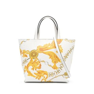 VERSACE JEANS COUTURE トートバッグ ホワイト(トートバッグ)