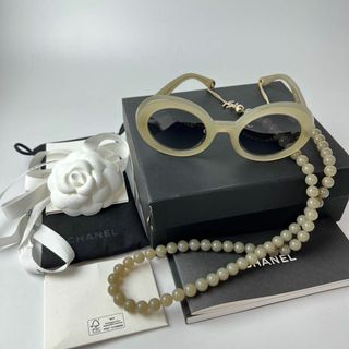 シャネル(CHANEL)の新品 現行モデル CHANEL ラウンド シェイプ アイウェア サングラス(サングラス/メガネ)