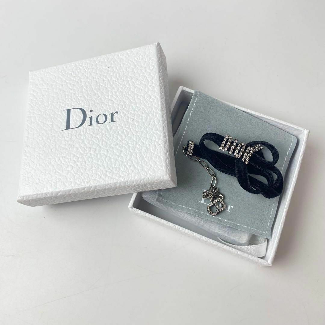 Christian Dior(クリスチャンディオール)の未使用 ディオール DIOR ロゴ チョーカー ラインストーン レディースのアクセサリー(その他)の商品写真