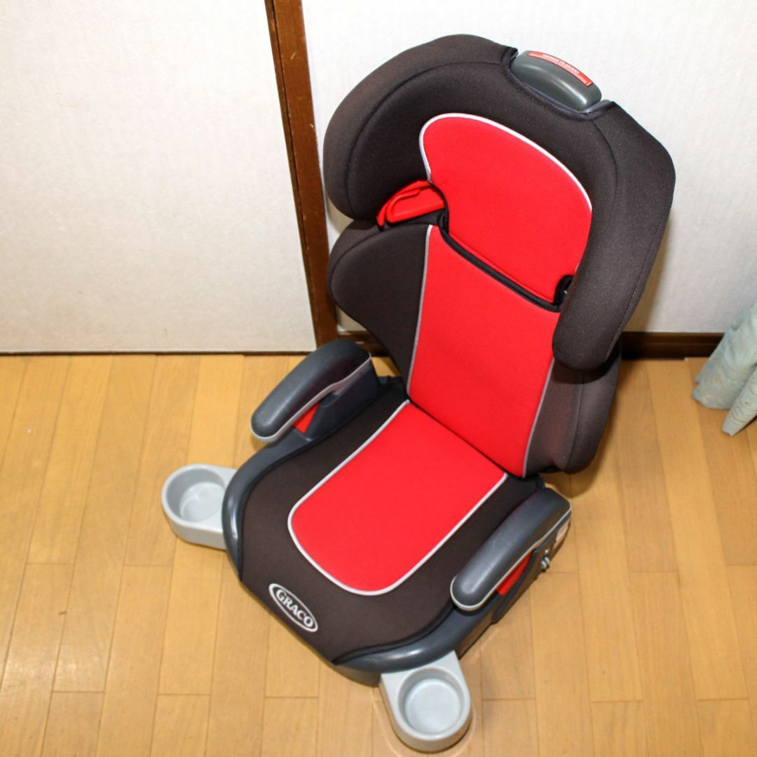 Greco(グレコ)の美品 ＧＲＡＣＯ ジュニアシート◆長く使えるロングユースモデル キッズ/ベビー/マタニティの外出/移動用品(自動車用チャイルドシート本体)の商品写真