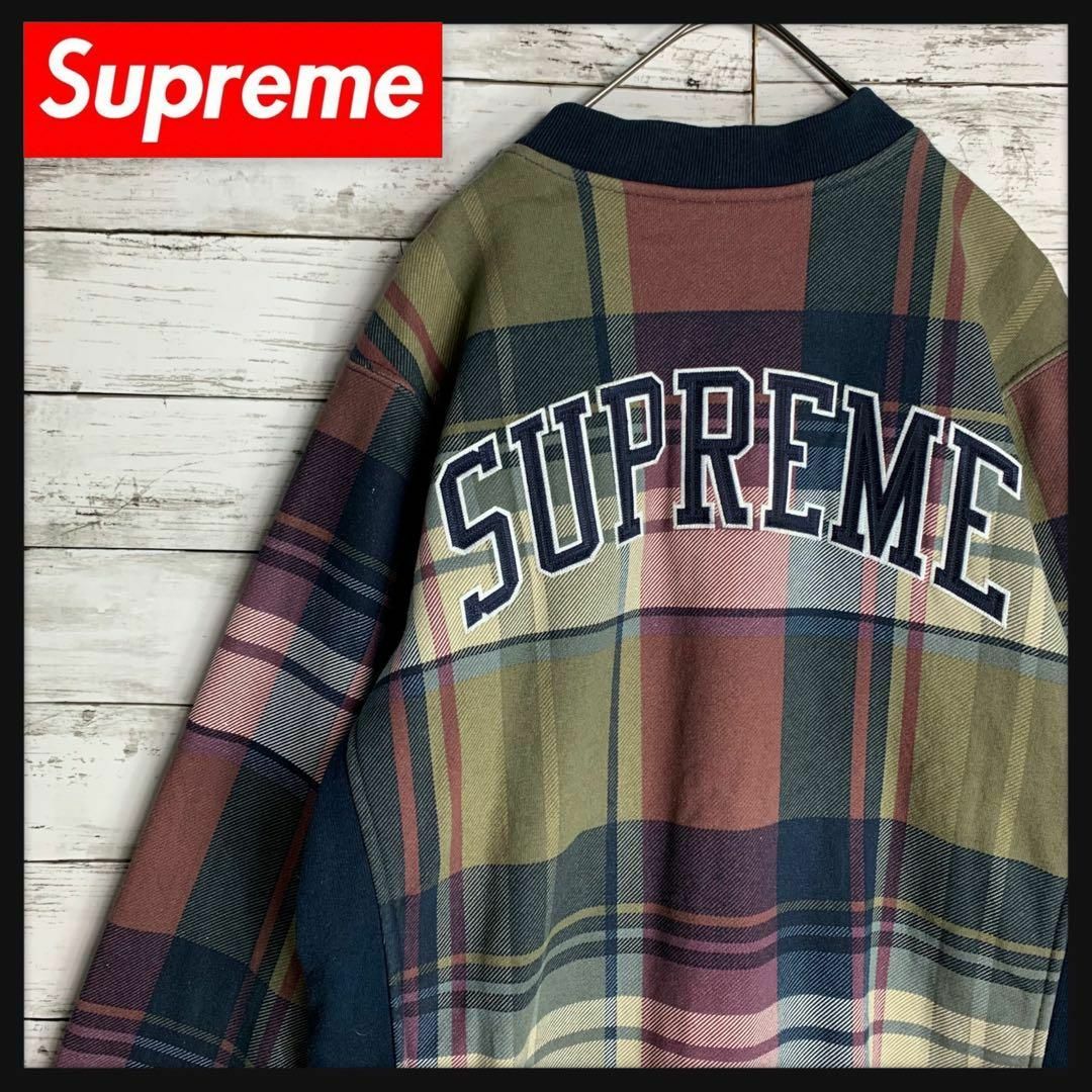 Supreme - 【即完売モデル】シュプリーム ブルゾン 刺繍 アーチロゴ