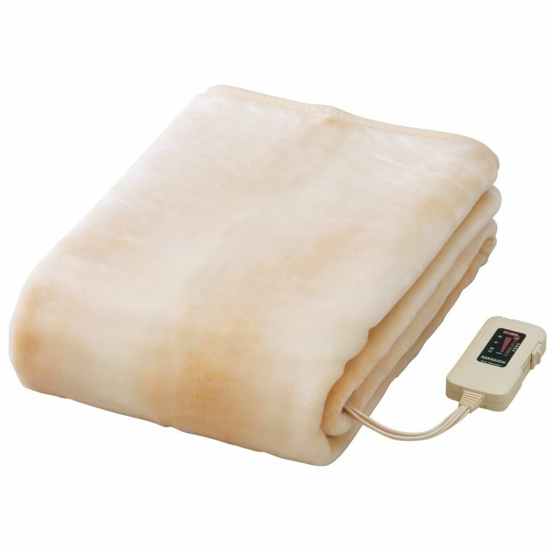 ポリエステル１００％裏Sugiyama 電気しき毛布 ロングサイズ 洗える毛布 ダニ退治機能 日本製