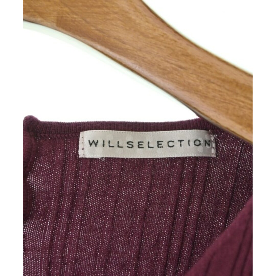 WILLSELECTION(ウィルセレクション)のWILLSELECTION ウィルセレクション ニット・セーター M 赤系 【古着】【中古】 レディースのトップス(ニット/セーター)の商品写真