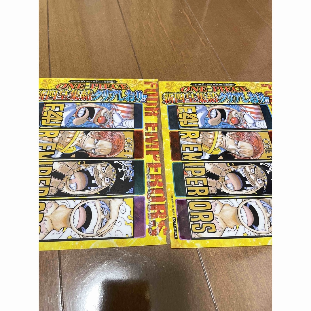 ONE PIECE 新四皇集結 クリアしおり エンタメ/ホビーの漫画(少年漫画)の商品写真