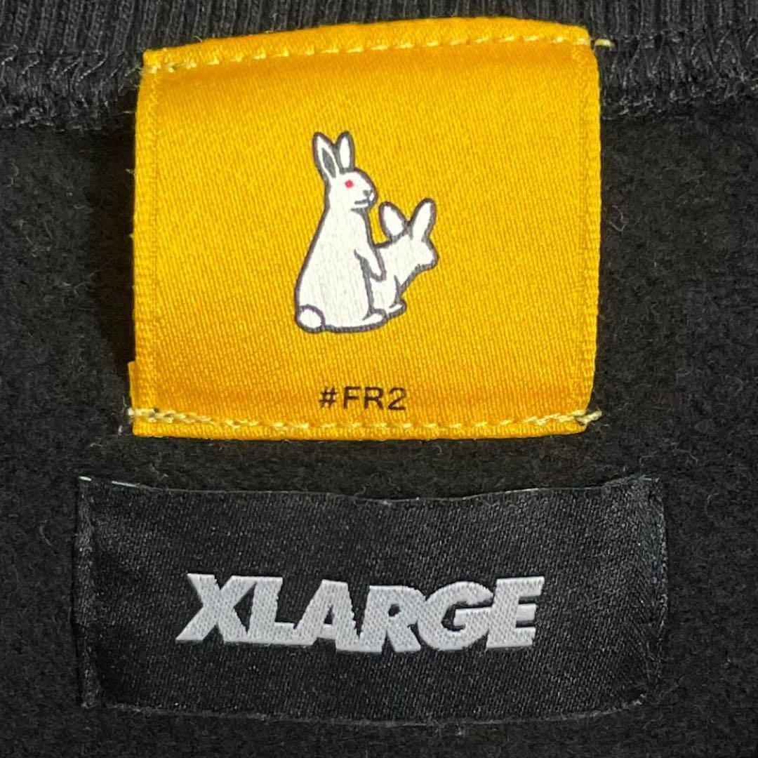 【限定コラボ】FR2 XLARGE スウェット　パイルロゴ　希少　入手困難