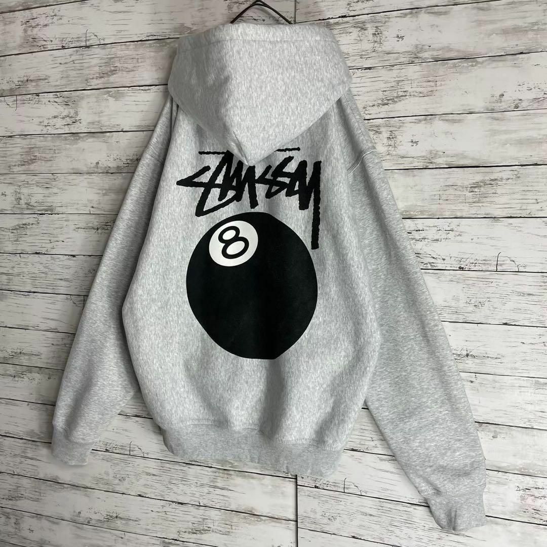 STUSSY - 【希少XLサイズ】ステューシー パーカー 8ボール 美品 希少