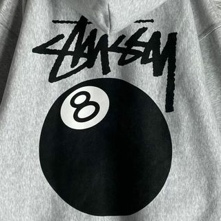 STUSSY - 【希少XLサイズ】ステューシー パーカー 8ボール 美品 希少 