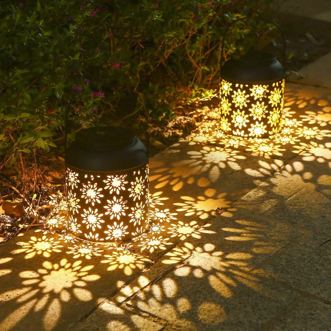 ソーラーランタン ソーラーライト 屋外 ガーデンライト LEDランタン 复古スタ | フリマアプリ ラクマ