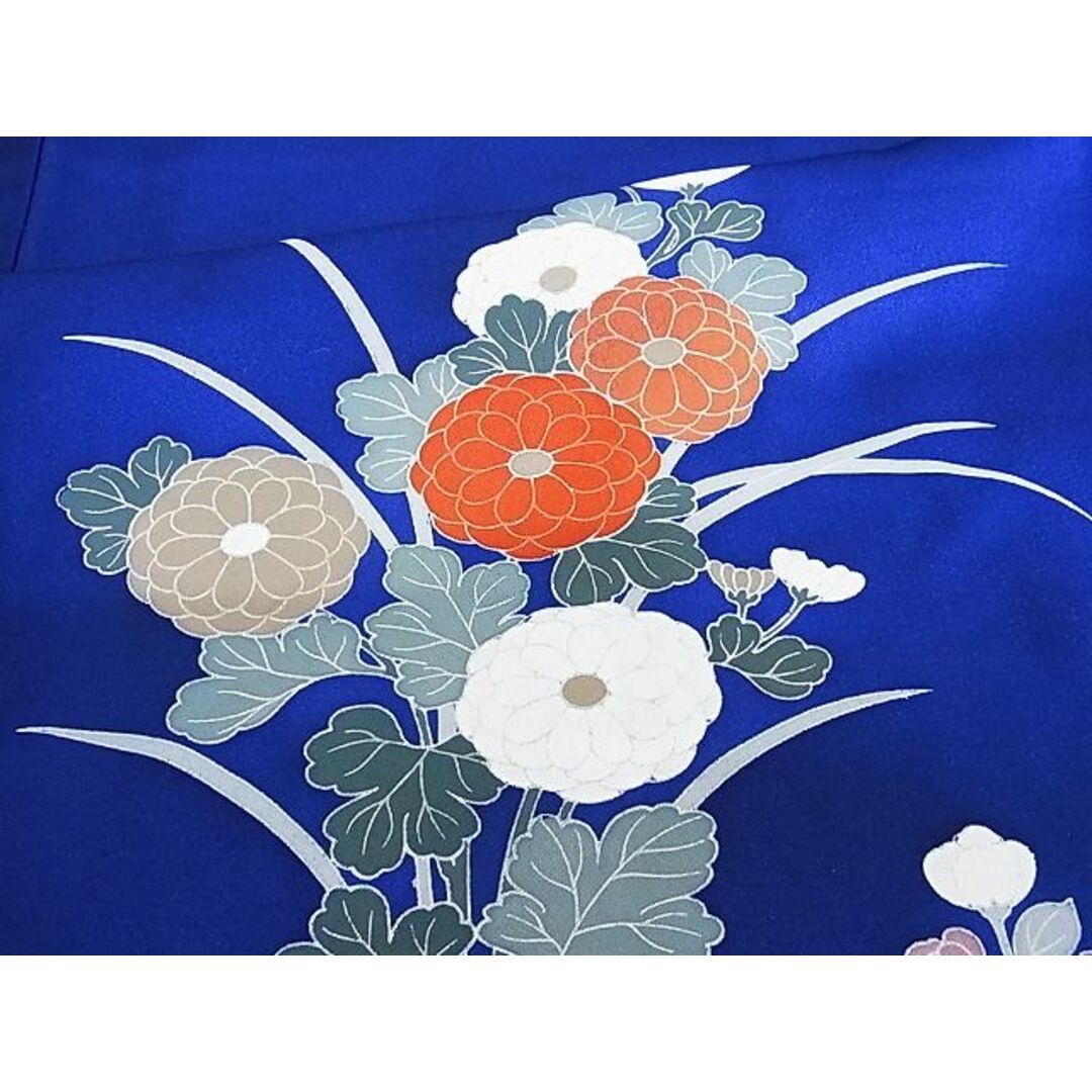 平和屋-こころ店■訪問着 枝花文 暈し染 金彩 着丈157cm 裄丈63.5cm 正絹 逸品 B-wt9340