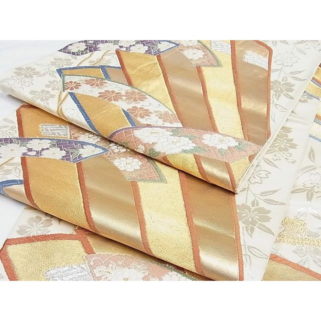 平和屋-こころ店□六通柄袋帯 唐織 地紙花文 金銀糸 正絹 逸品 B ... 平和屋-こころ店■西陣さの善謹製 六通柄袋帯 寿光織 高砂 銀糸 証紙付き 正絹 逸品 B-cy5286