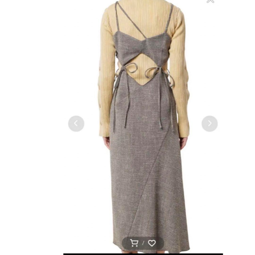 正規品セールサイト LU CIEL BLUE ルシェルブルー Tweed cami dress