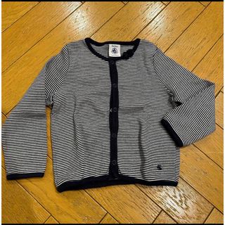 プチバトー(PETIT BATEAU)のプチバトー　ミラレ　カーディガン(カーディガン/ボレロ)