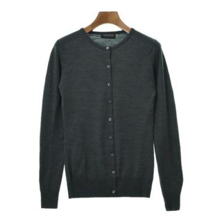 ジョンスメドレー(JOHN SMEDLEY)のJOHN SMEDLEY ジョンスメドレー カーディガン S ダークグレー 【古着】【中古】(カーディガン)