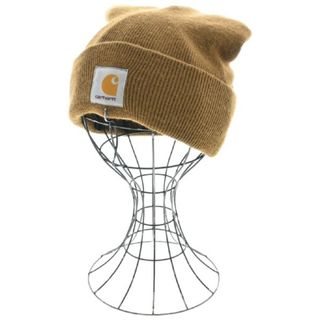 カーハート(carhartt)のCarhartt カーハート ニットキャップ・ビーニー - 茶系 【古着】【中古】(ニット帽/ビーニー)