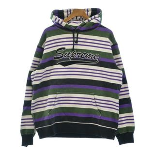 Supreme シュプリーム パーカー L 青紫系