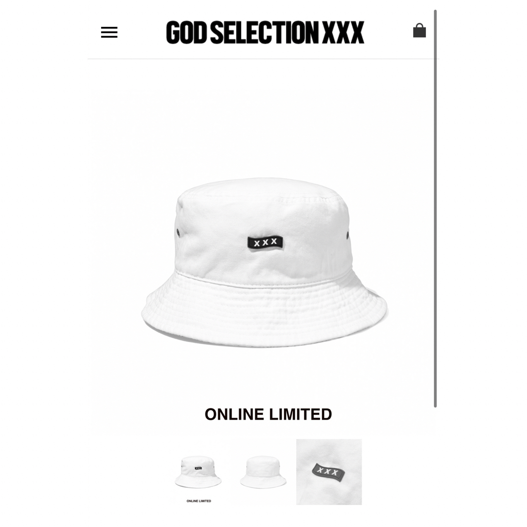 帽子GOD SELECTION XXX バケットハット