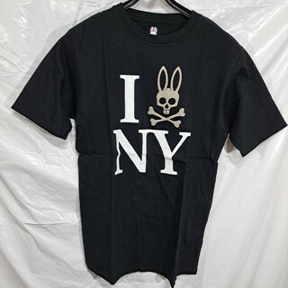 サイコバニー(Psycho Bunny)の未使用　サイコバニー　ショートスリーブカットソー　アイラブニューヨーク(Tシャツ/カットソー(半袖/袖なし))